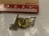 USA American Flag Yellow Ribbon Lapel Hat Pin CU