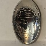 Miami Beach Florida Flamingo Palm Tree collectable Souvenir Spoon PF