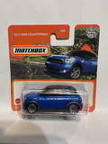 Blue 2011 Mini Countryman 2/100 HFR71 2021 Matchbox Diecast Car