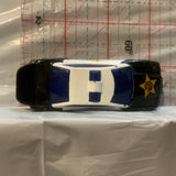 Black White Police Car Hot Wheels Loose Diecast Car 1/64 HL
