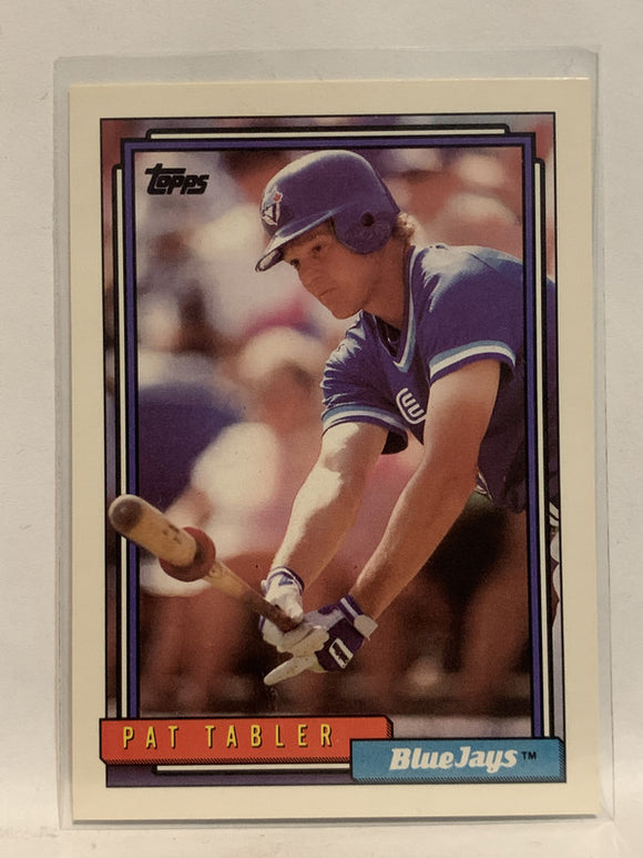 #333 Pat Tabler Toronto Blue Jays 1992 Topps Baseball Card