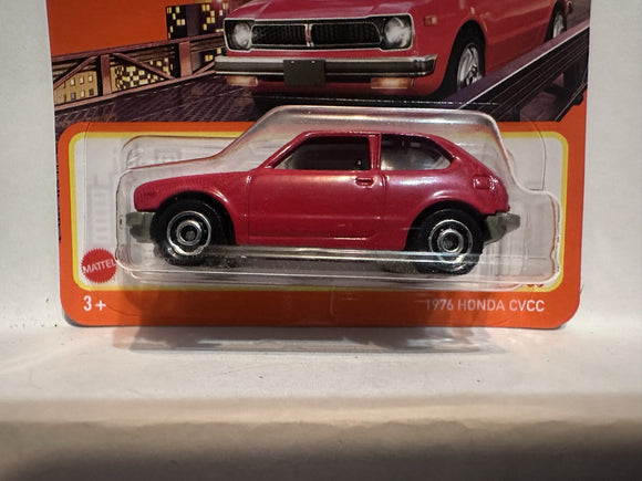 Red 1976 Honda CVCC 21/100 HFR90 2021 Matchbox Diecast Car