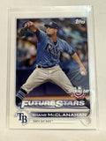 #41 Shane McClanahan Future Stars Tampa Bay Rays 2022 Topps Opening Day Baseball Card