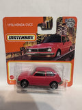 Red 1976 Honda CVCC 21/100 HFR90 2021 Matchbox Diecast Car