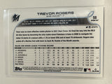 #98 Trevor Rogers   Miami Marlins 2022 Topps Opening Day Baseball Card