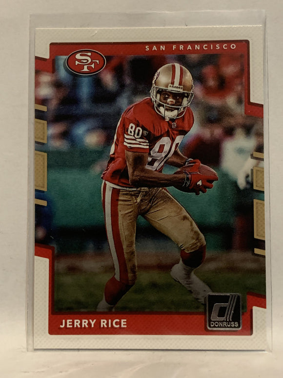 #272 Jerry Rice   San Francisco 49ers 2017 Donruss Football Card