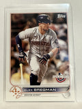 #33 Alex Bregman Houston Astros 2022 Topps Opening Day Baseball Card