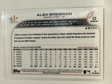 #33 Alex Bregman Houston Astros 2022 Topps Opening Day Baseball Card