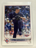 #163 Kyle Hendricks Chicago Cubs 2022 Topps Opening Day Baseball Card