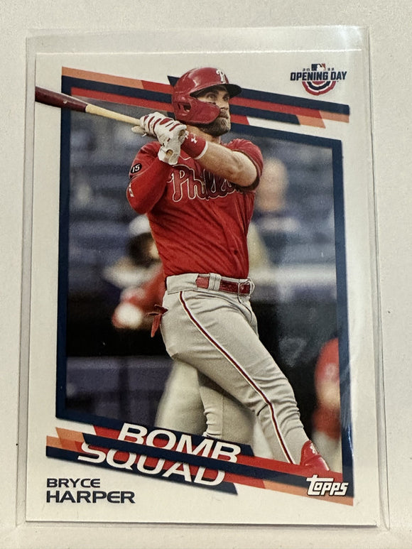 #BS-9 Bryce Harper Philadelphia Phillies 2022 Topps Opening Day Baseball Card
