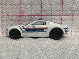 White Sheriff Mustang GT Concept 2003 Hot Wheels Diecast Car