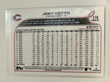 #116 Joey Votto Cincinnati Reds 2022 Topps Opening Day Baseball Card