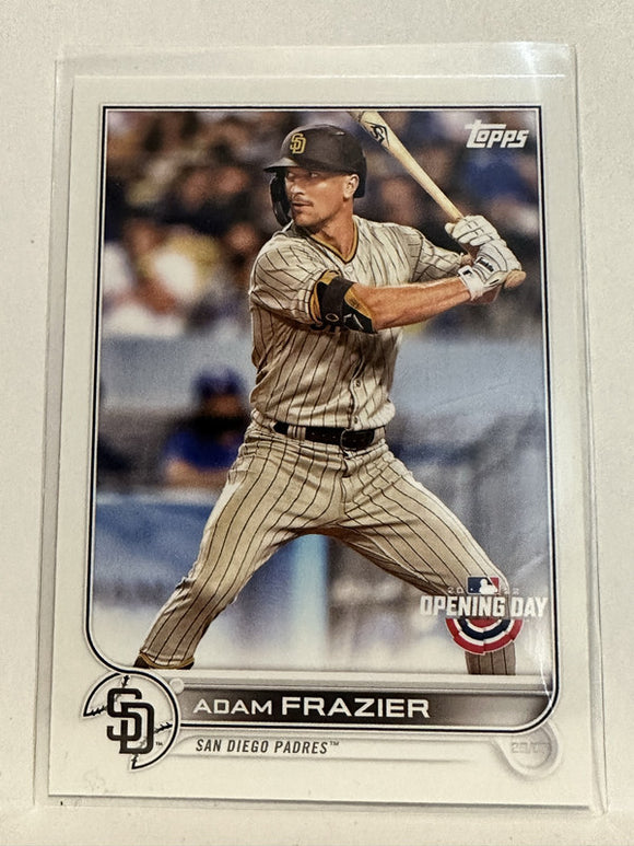 #80 Adam Frazier San Diego Padres 2022 Topps Opening Day Baseball Card