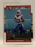 #108 Marquise Goodwin San Francisco 49ers 2017 Donruss Football Card