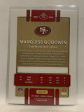 #108 Marquise Goodwin San Francisco 49ers 2017 Donruss Football Card
