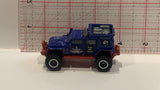 Blue Jeep Wrangler Superlift 1/62 W4903 MB832 Matchbox Toy Diecast Car