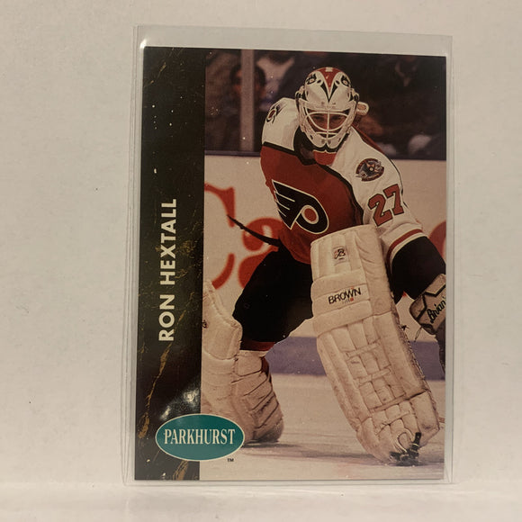 #126 Ron Hextall Philadelphia Flyers   1991-92 Parkhurst Hockey Card A2F