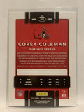 #109 Corey Coleman Cleveland Browns 2017 Donruss Football Card