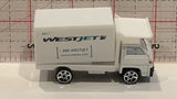 White Westjet Cargo Truck Realtoy Toy Diecast Car