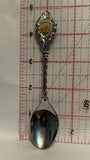 Chitek Lake Saskatchewan Prairie Lily   Chrome Souvenir Spoon