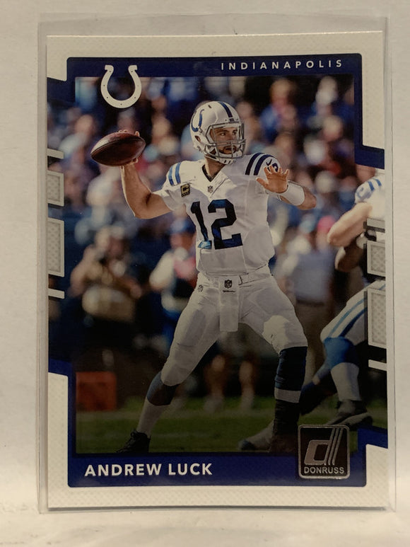 #160 Andrew Luck Indianapolis Colts 2017 Donruss Football Card