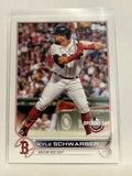 #207 Kyle Schwarber Boston Red Sox 2022 Topps Opening Day Baseball Card