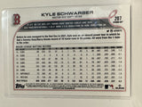 #207 Kyle Schwarber Boston Red Sox 2022 Topps Opening Day Baseball Card