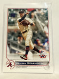 #21 Dansby Swanson Atlanta Braves 2022 Topps Opening Day Baseball Card