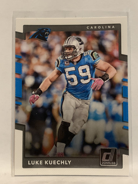 #130 Luke Kuechly Carolina Panthers 2017 Donruss Football Card