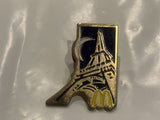 Paris Moon Eieffel Tower Mcdonalds Lapel Hat Pin CV