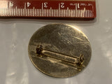 Floral & Gemstones Crown Reign United Ebony Council of WA Lapel Hat Pin CV