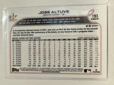 #193 Jose Altuve Houston Astros 2022 Topps Opening Day Baseball Card