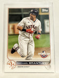 #49 Michael Brantley Houston Astros 2022 Topps Opening Day Baseball Card