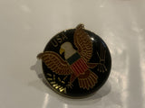 USA Eagle Crest Lapel Hat Pin CV