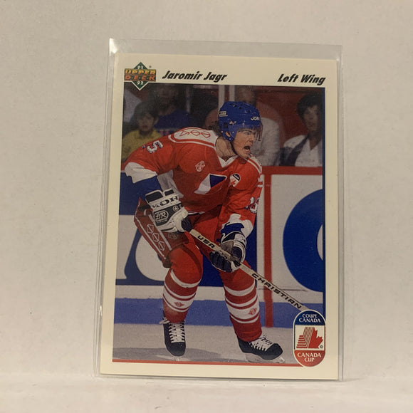 #20 Jaromir Jagr Czechoslovakia   1991-92 Upper Deck Hockey Card A2G