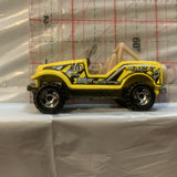 Yellow Mud Cat Jeep Hot Wheels Loose Diecast Car 1/64 HM