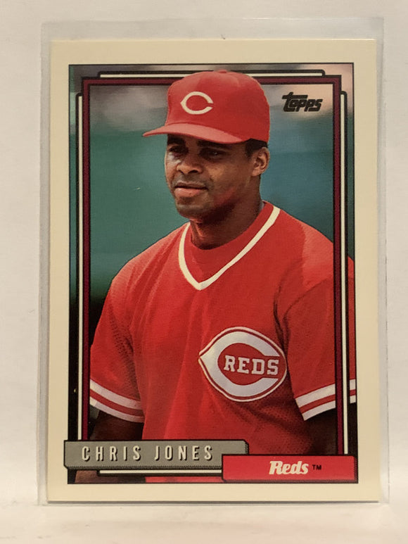 #332 Chris Jones Boston Red Sox 1992 Topps Baseball Card