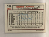 #332 Chris Jones Boston Red Sox 1992 Topps Baseball Card