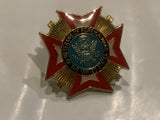 Veterans of Foreign Wars of The United States Crest Lapel Hat Pin CV
