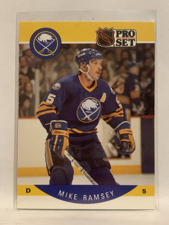 #28 Mike Ramsey Buffalo Sabres 1990-91 Pro Set Hockey Card