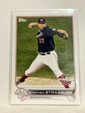 #52 Stephen Strasburg Washington Nationals 2022 Topps Opening Day Baseball Card