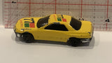 Yellow #77 Cannon Force Racer Unbranded Toy Diecast Car