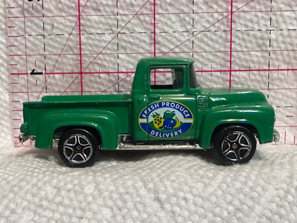 Green Fresh Produce Delivery '56 Ford Pickup Matchbox Diecast Car