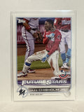 #62 Jazz Chisholm Jr Future Stars Miami Marlins 2022 Topps Opening Day Baseball Card