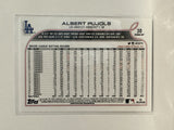 #30 Albert Pujols Los Angeles Dodgers 2022 Topps Opening Day Baseball Card