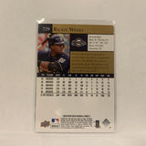 #729 Rickie Weeks Milwaukee Brewers Series 2  2009 Upper Deck Baseball Card A2H