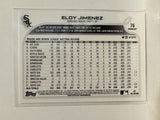 #76 Eloy Jimenez Chicago White Sox 2022 Topps Opening Day Baseball Card