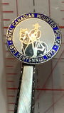 Royal Canadian mounted Police 1873 Centennial 1973 RCMP community   Souvenir Spoon