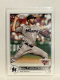 #11 Zach Thompson Rookie Miami Marlins 2022 Topps Opening Day Baseball Card