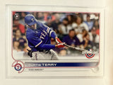 #20 Curtis Terry Rookie Texas Rangers 2022 Topps Opening Day Baseball Card